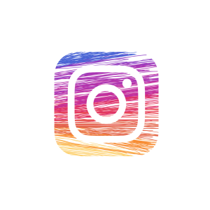 instagram logo brushed